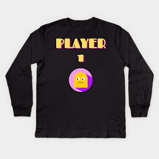 Player 1 Gamer Apparel Kids Long Sleeve T-Shirt